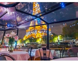 Marina de Paris crociera con cena a bordo