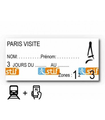 Paris Visite Metro Pass Paris + Interactive Map/Guide