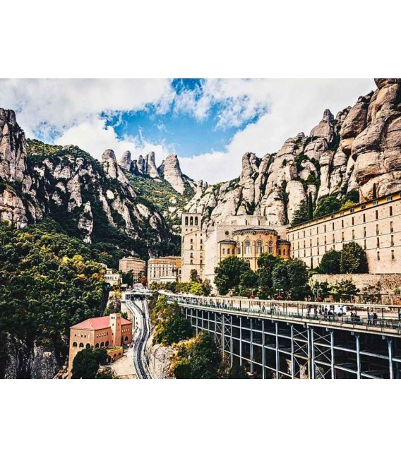 Montserrat day trip from Barcelona with cog-wheel train